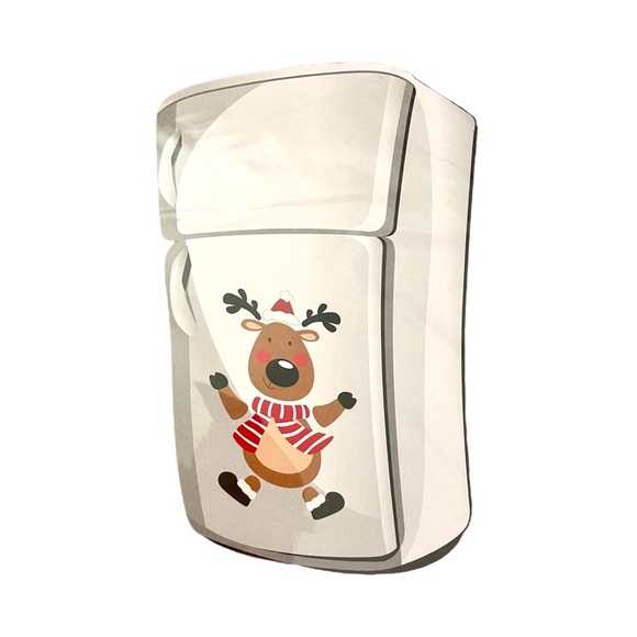 NEW Christmas Holiday Reindeer Large Magnet Xmas Decoration Seasonal Decor NIP - Picture 2 of 3